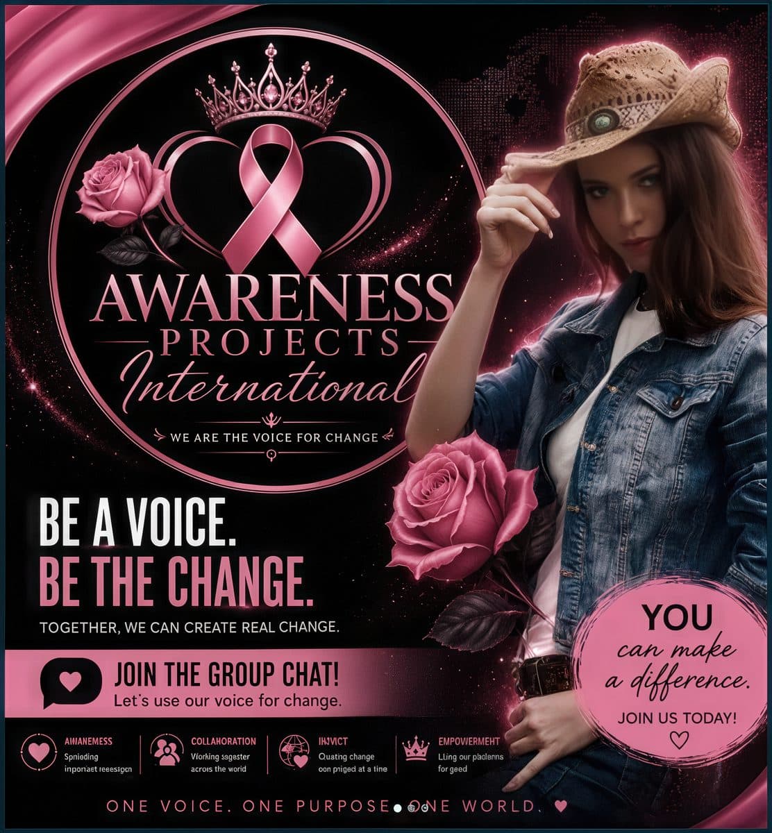 We Are the Voice for Change campaign