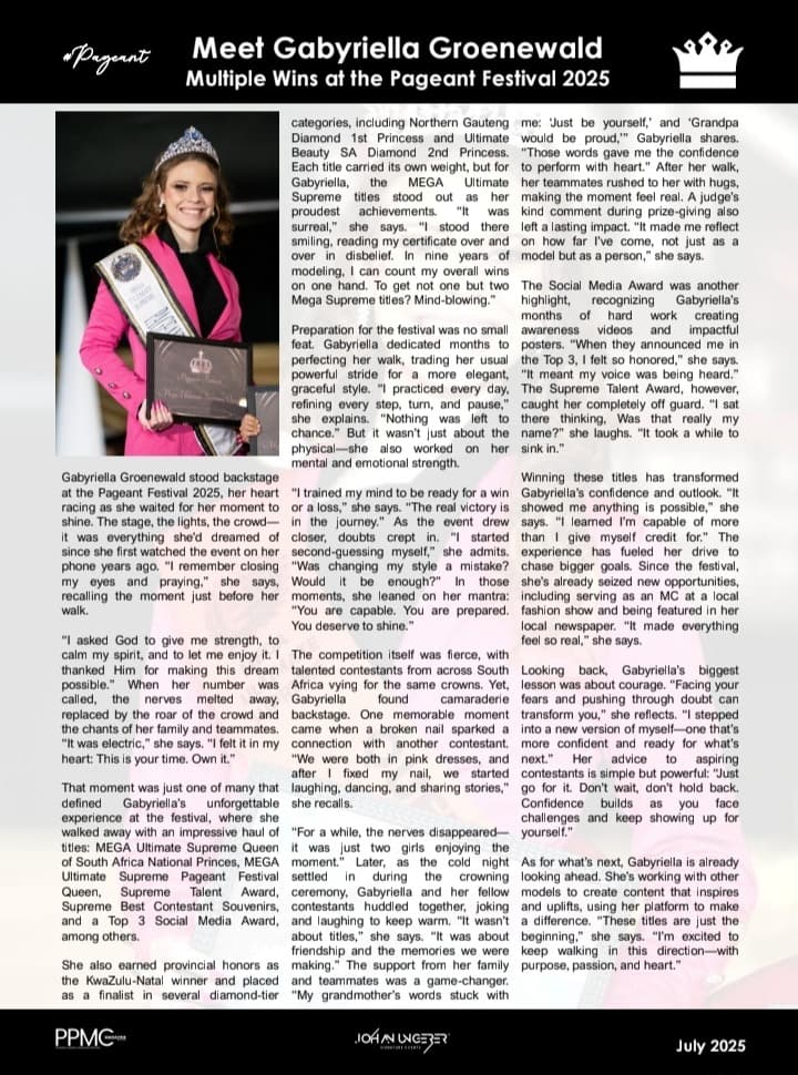 I'm honored and humbled to be featured in @ppmcmagazine ! This recognition means